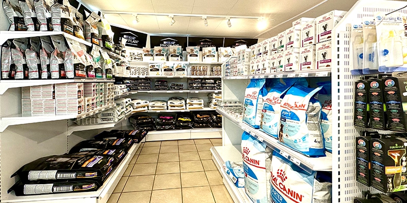 Djurbutik, foder, veterinärfoder, Östersunds Djursjukhus