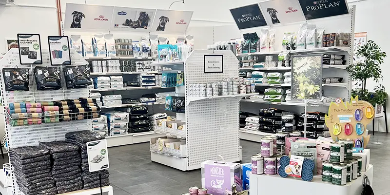 butiken, veterinär, foder, malmö, toftanäs